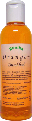 ORANGEN DUSCHBAD