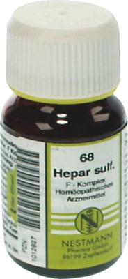 HEPAR SULFURIS F Komplex Nr.68 Tabletten