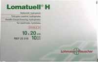 LOMATUELL H Salbentüll 10x20 cm steril