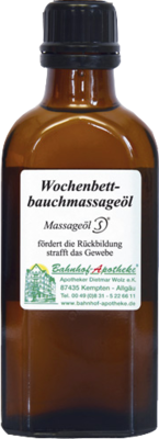 WOCHENBETTBAUCHMASSAGEÖL