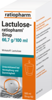 LACTULOSE-ratiopharm Sirup