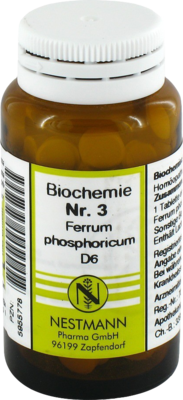 BIOCHEMIE 3 Ferrum phosphoricum D 6 Tabletten