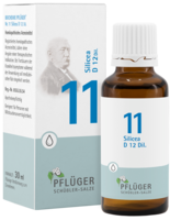 BIOCHEMIE Pflüger 11 Silicea D 12 Tropfen