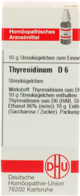 THYREOIDINUM D 6 Globuli