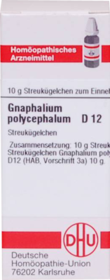 GNAPHALIUM POLYCEPHALUM D 12 Globuli