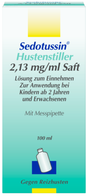 SEDOTUSSIN Hustenstiller Saft