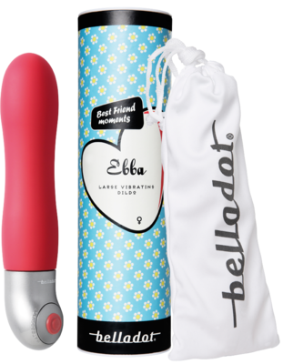 BELLADOT/EBBA großer starker Vibrator rot