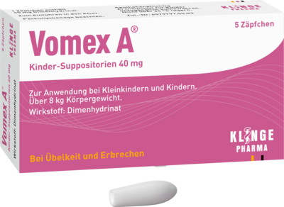 VOMEX A Kinder-Suppositorien 40 mg