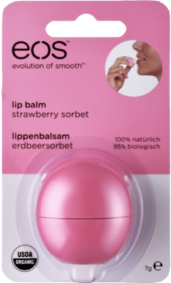 EOS Organic Lip Balm strawberry sorbet Blister