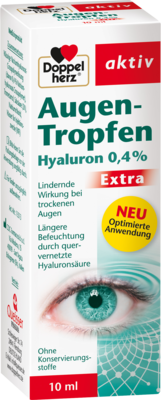 DOPPELHERZ Augen-Tropfen Hyaluron 0,4% Extra