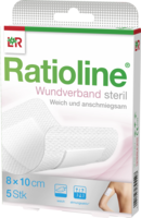 RATIOLINE Wundverband 10x8 cm steril