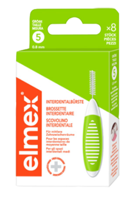 ELMEX Interdentalbürsten ISO Gr.5 0,8 mm grün