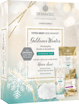 DERMASEL Totes Meer Geschenkset Goldener Winter